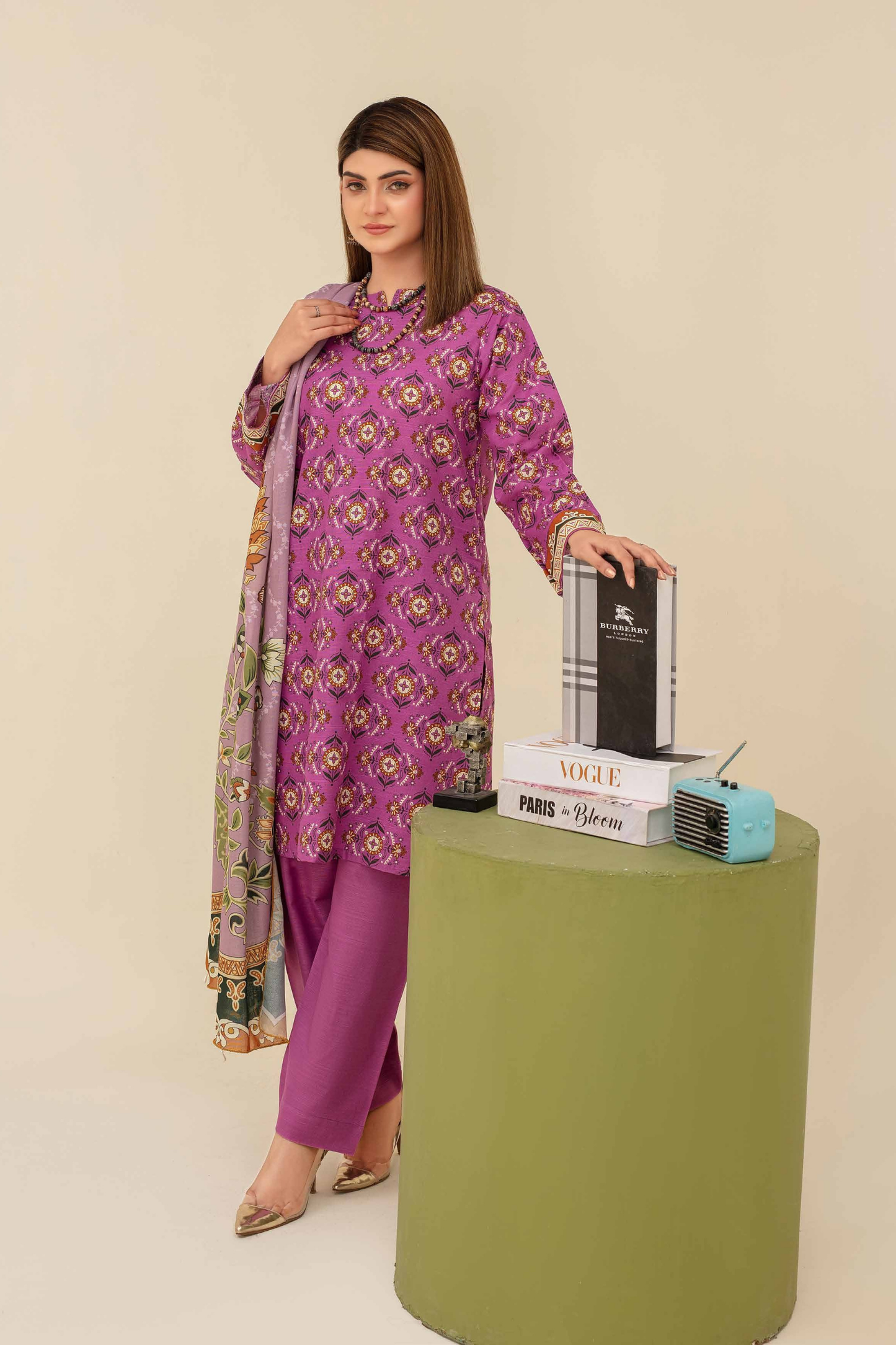 Mehar By Fiza Noor Printed Khaddar 3PC