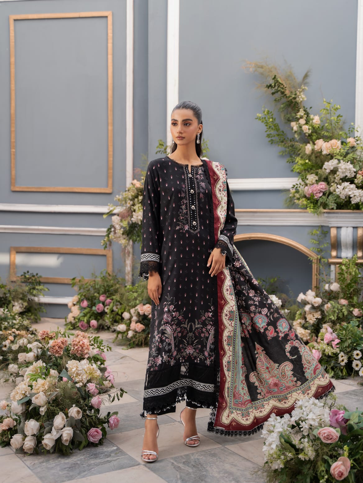 Mausummery Digital Printed Linen 3PC