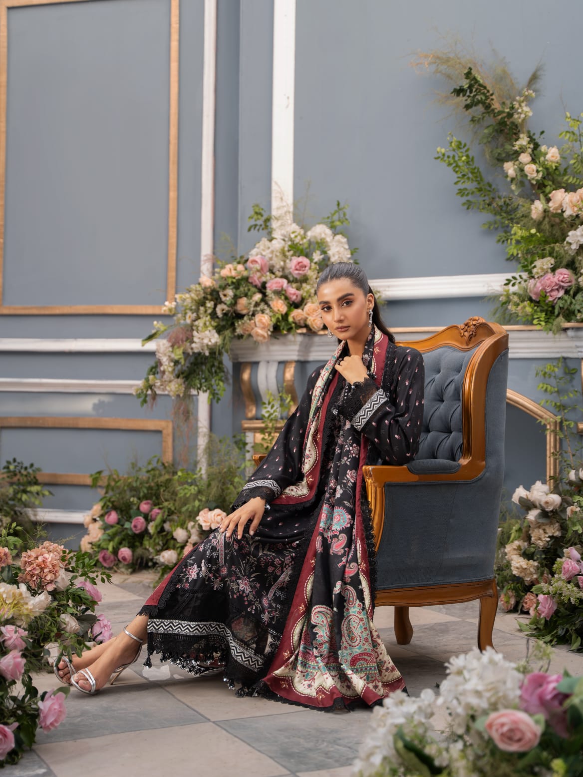 Mausummery Digital Printed Linen 3PC