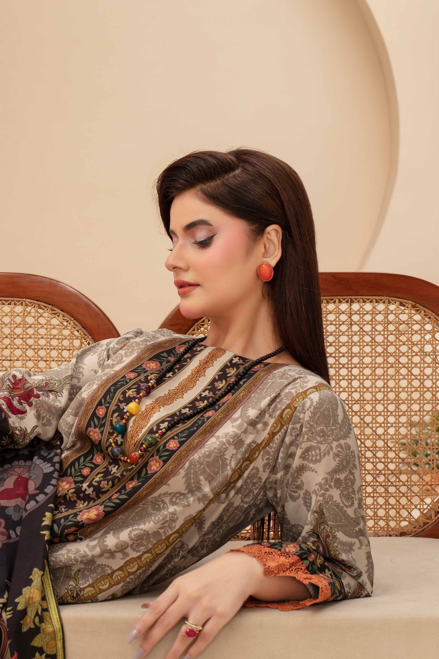 Feroza Digital Printed Linen 3PC