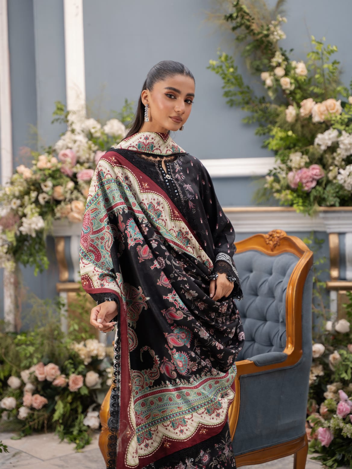 Mausummery Digital Printed Linen 3PC