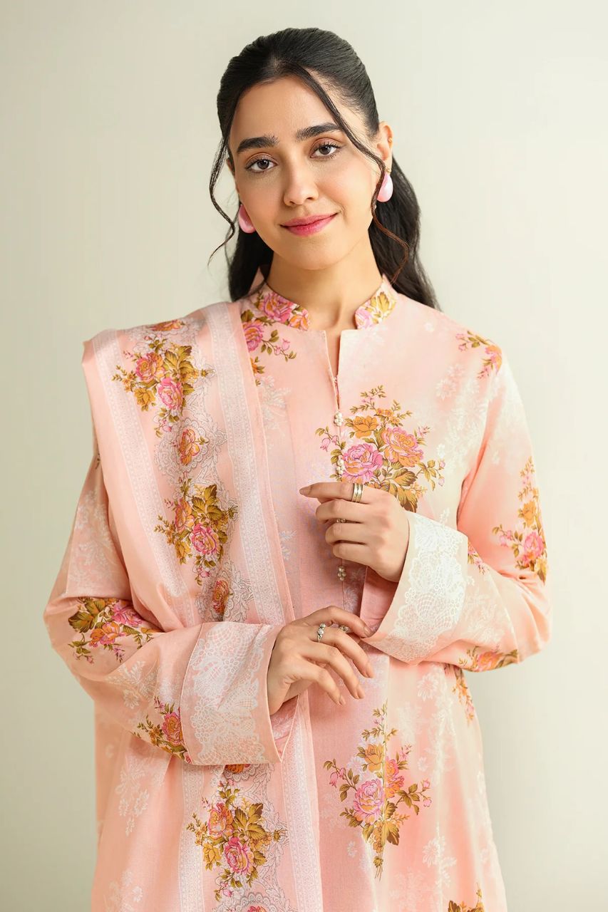 Kayseria Digital Printed Cambric Cotton 3PC