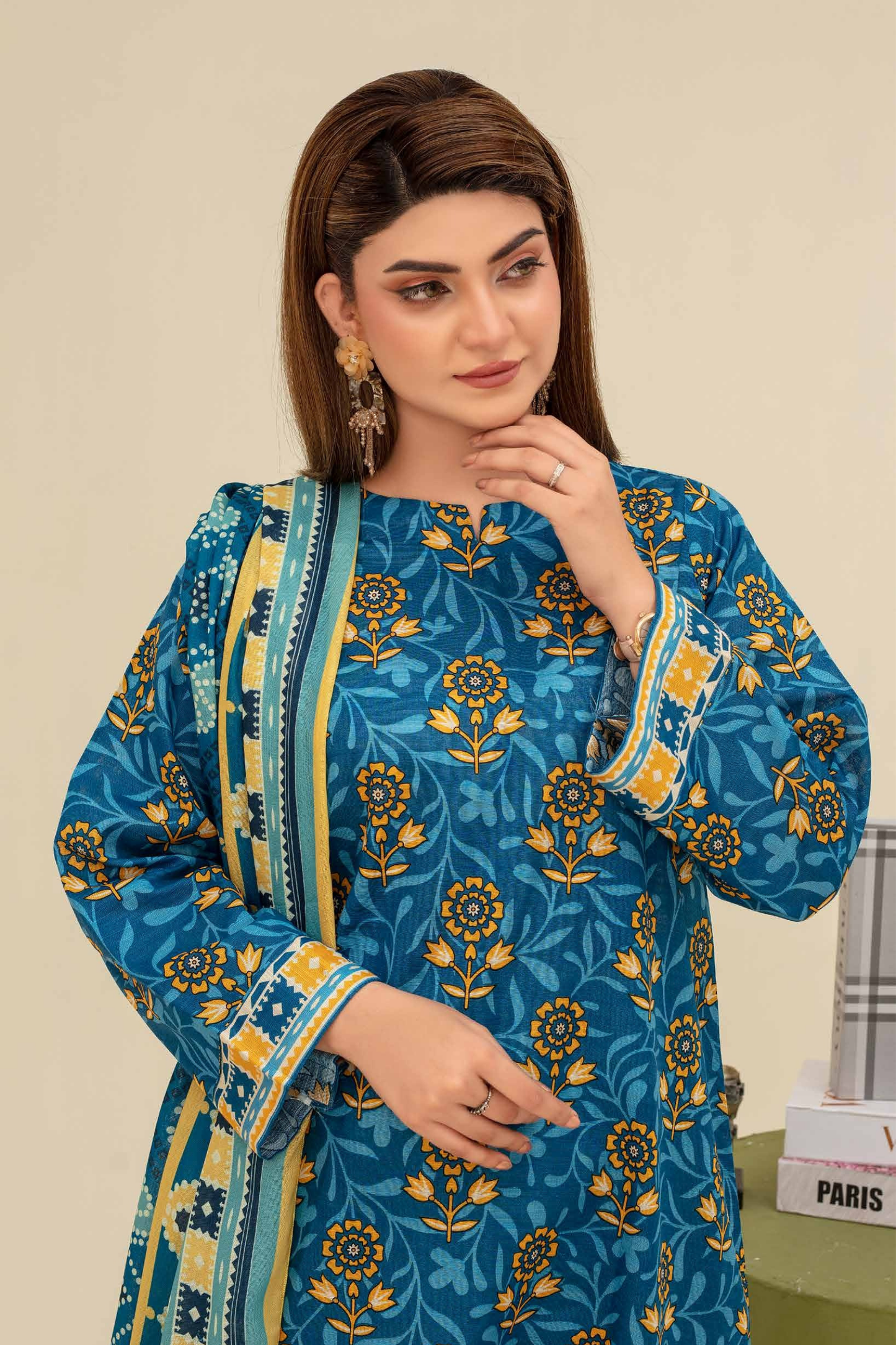 Mehar By Fiza Noor Printed Khaddar 3PC