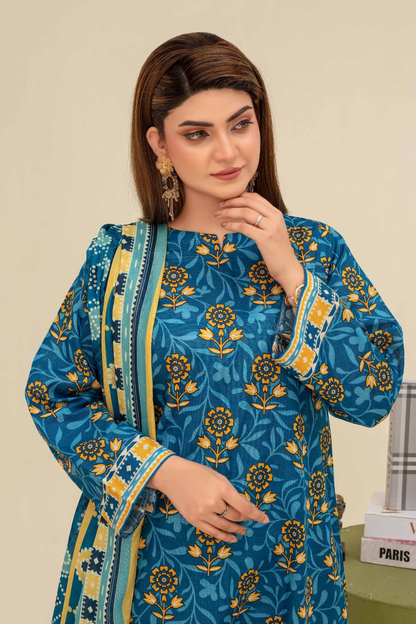Mehar By Fiza Noor Printed Khaddar 3PC