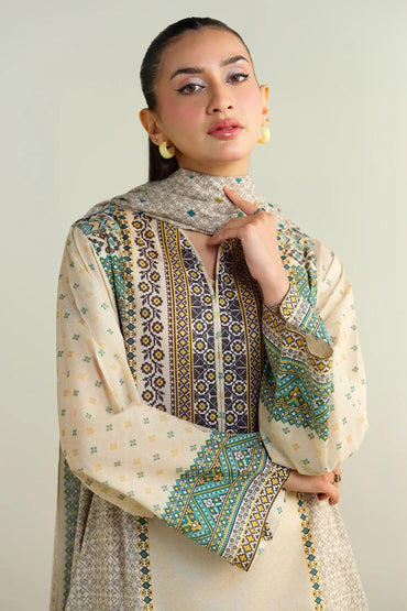 Kayseria Digital Printed Cambric Cotton 3PC