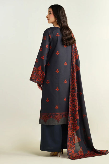 Kayseria Digital Printed Cambric Cotton 3PC