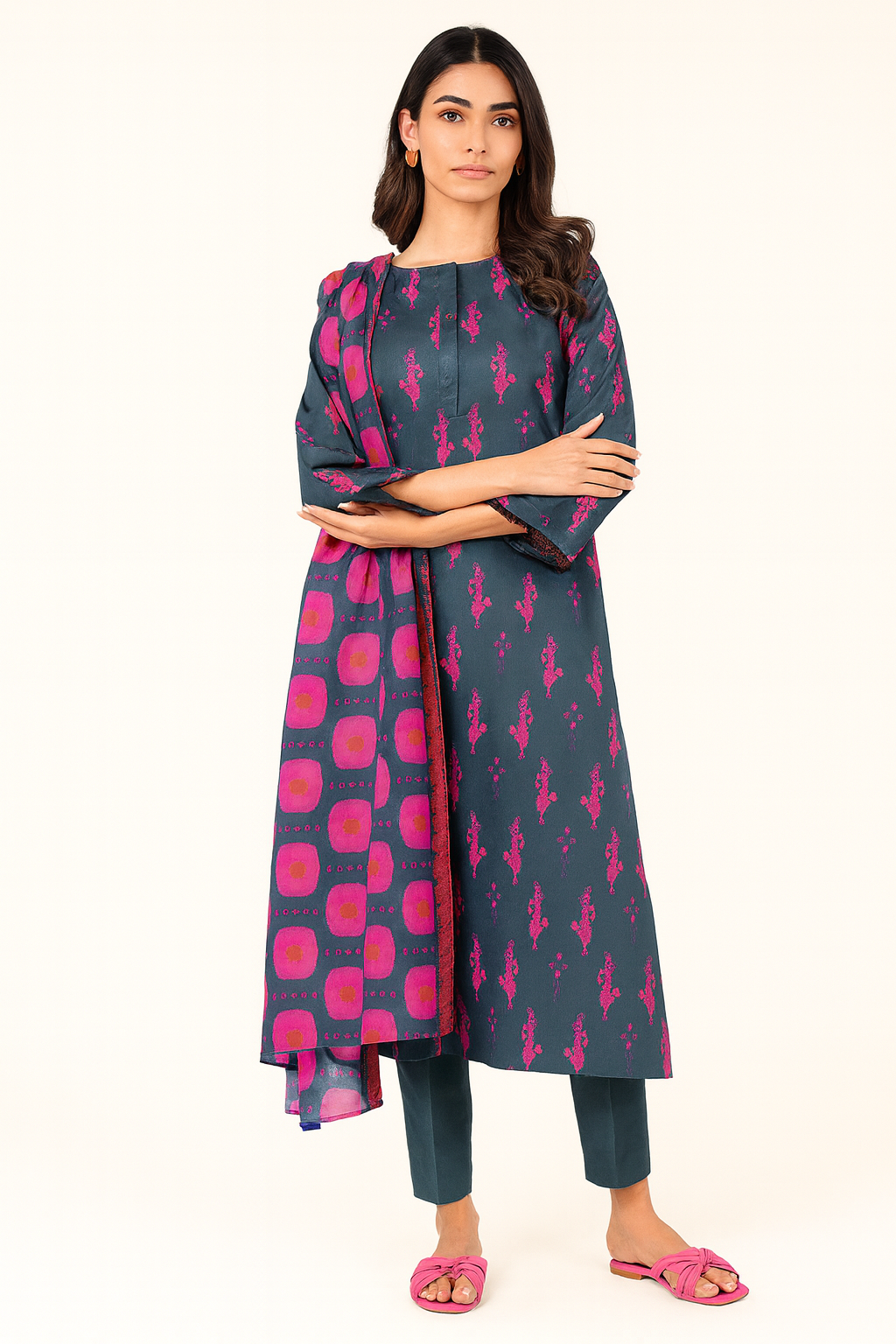 Alkaram Digital Printed Khaddar 3PC