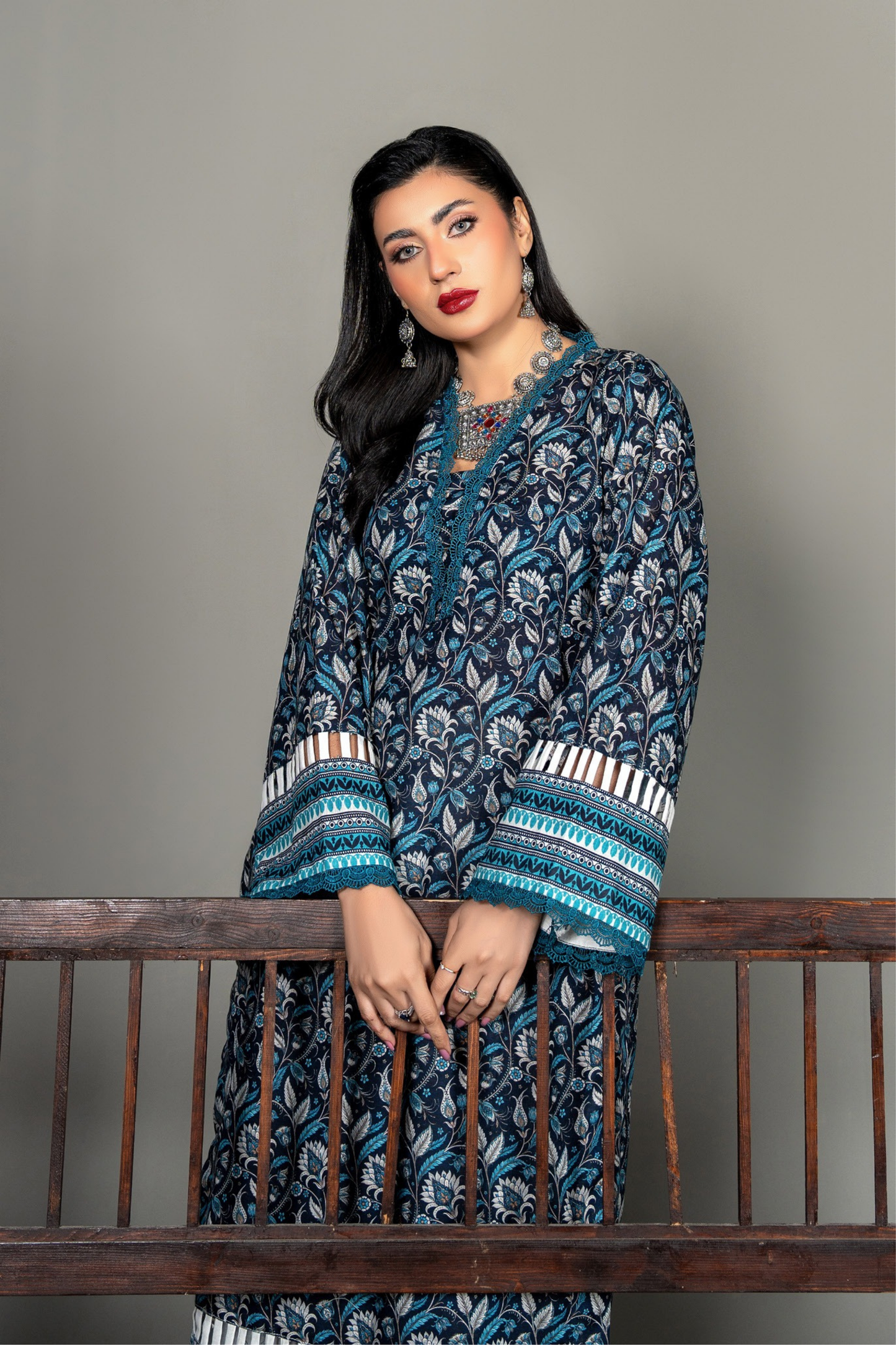 Abrish Exclusive Morroco Khaddar 3PC