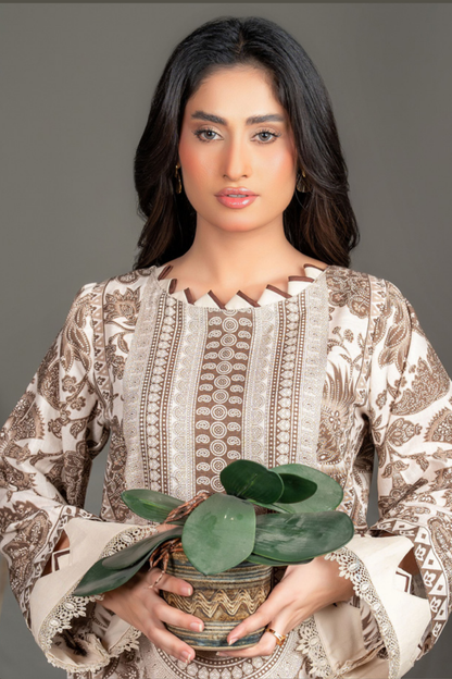 Abrish Exclusive Morroco Khaddar 3PC