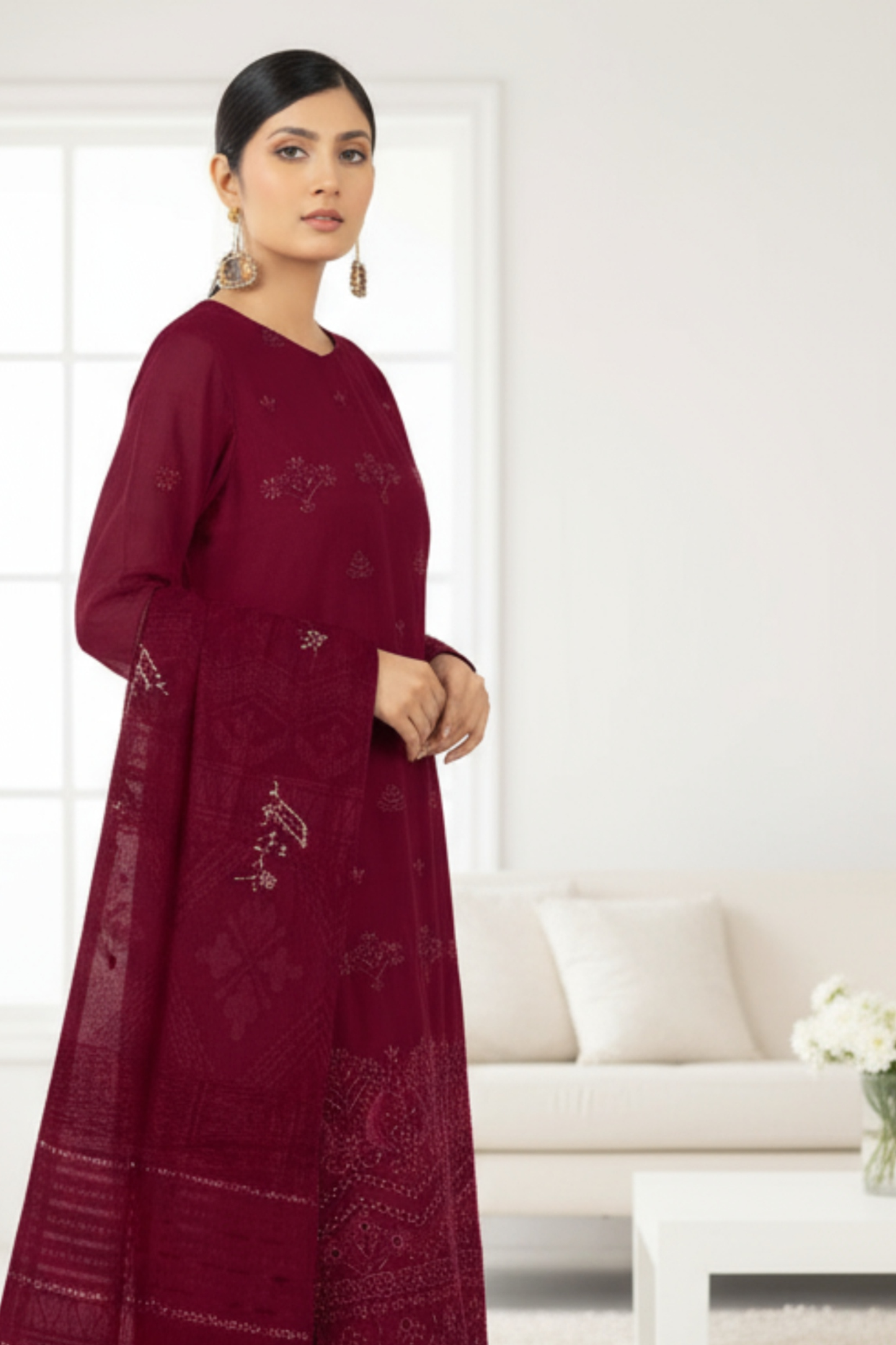 Signature By Dor Emb Winter Wool 3PC