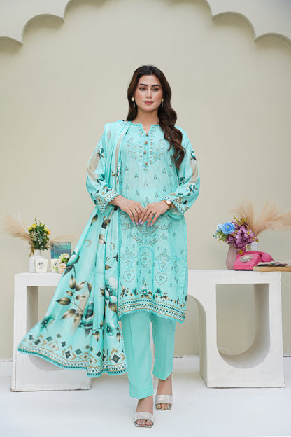 Cora By Anaya Noor Emb Karandi 3-PC