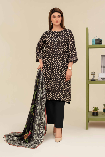 Mehar By Fiza Noor Printed Khaddar 3PC