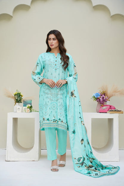 Cora By Anaya Noor Emb Karandi 3-PC