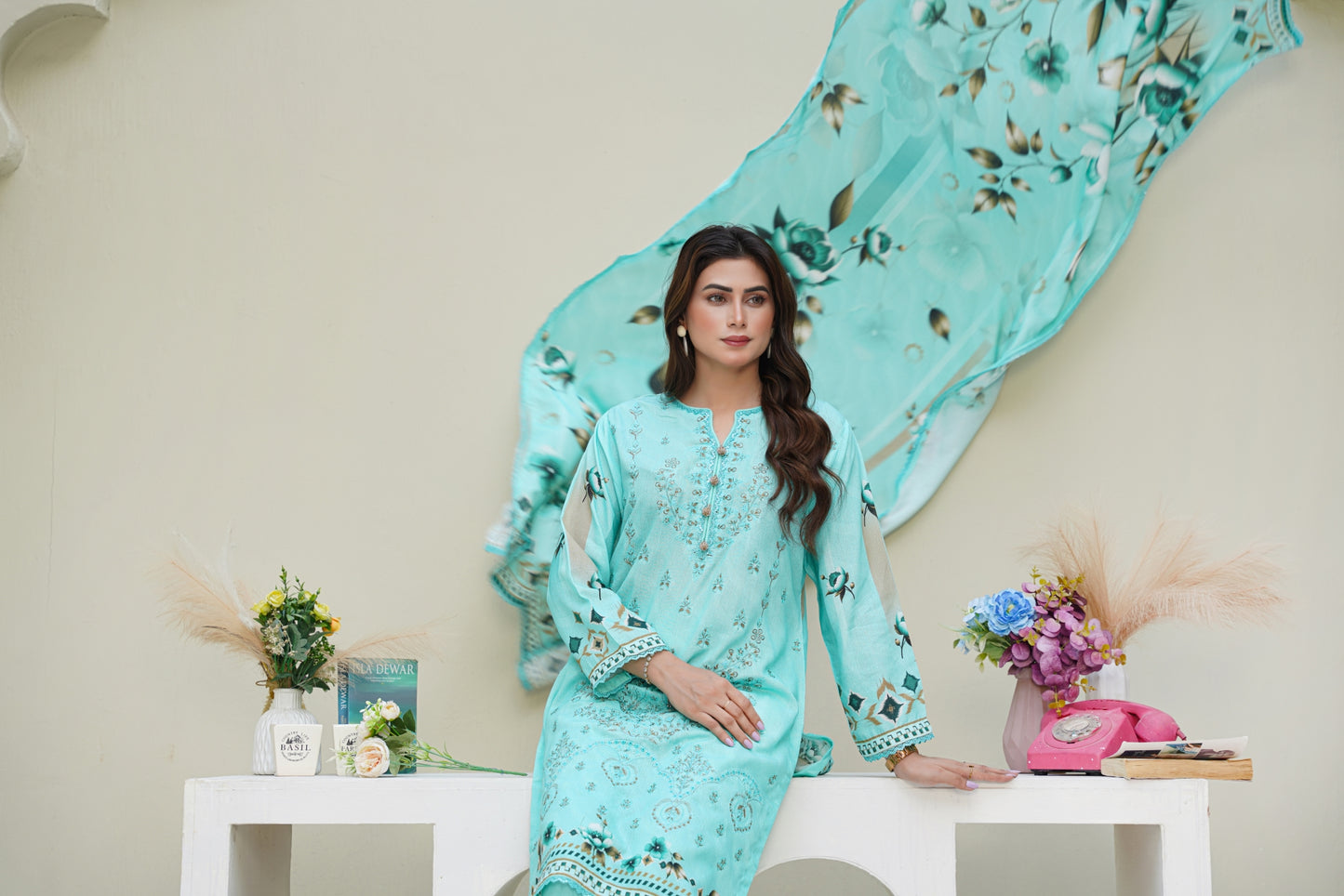 Cora By Anaya Noor Emb Karandi 3-PC