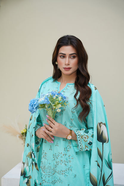 Cora By Anaya Noor Emb Karandi 3-PC