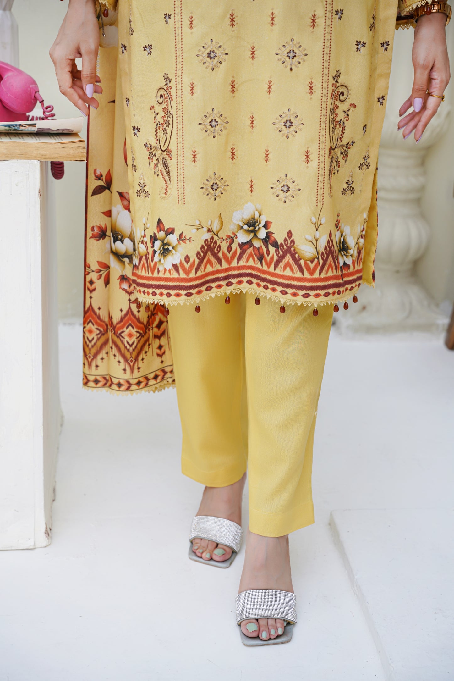 Cora By Anaya Noor Emb Karandi 3-PC
