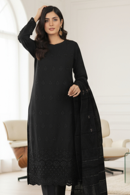 Signature By Dor Emb Winter Wool 3PC