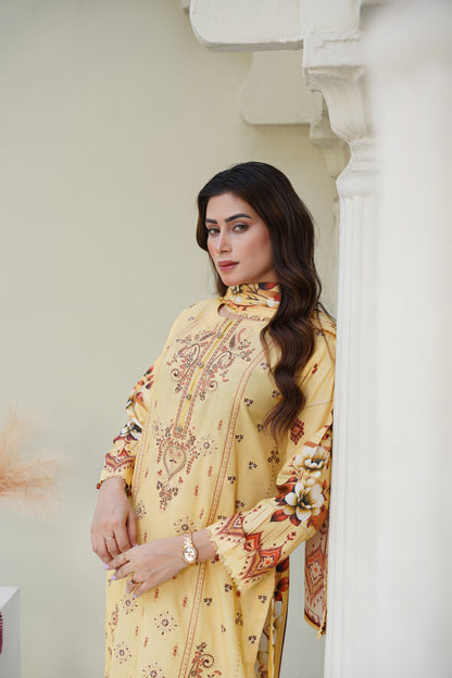 Cora By Anaya Noor Emb Karandi 3-PC