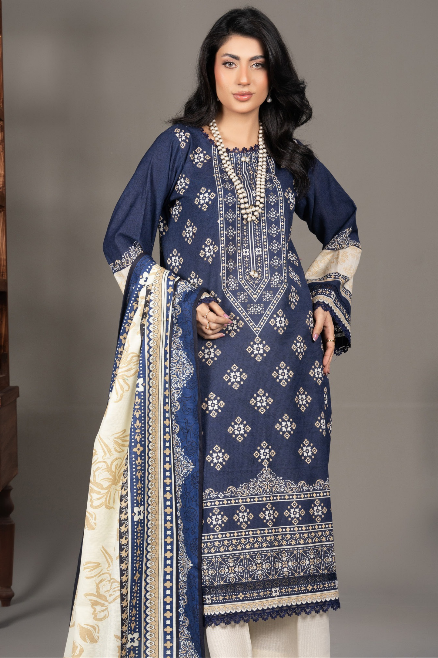Abrish Exclusive Morroco Khaddar 3PC