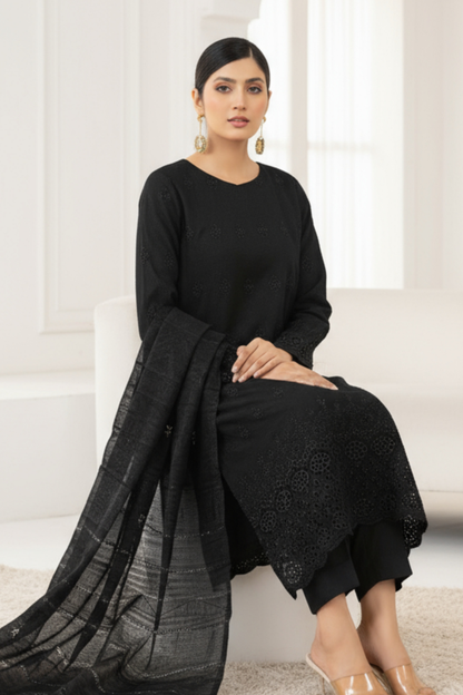 Signature By Dor Emb Winter Wool 3PC
