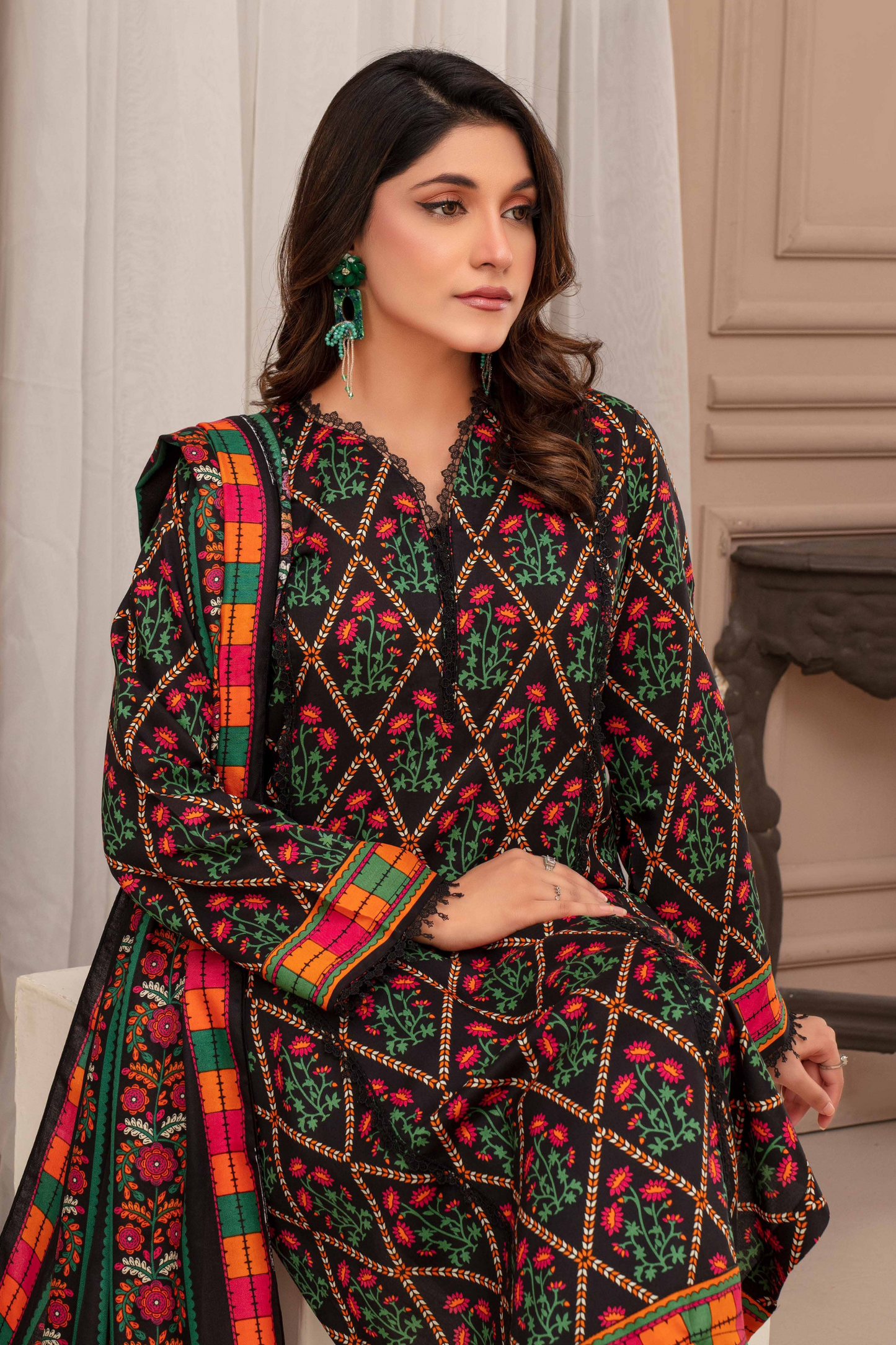 Nayel By Fiza Noor Print Viscose 3PC