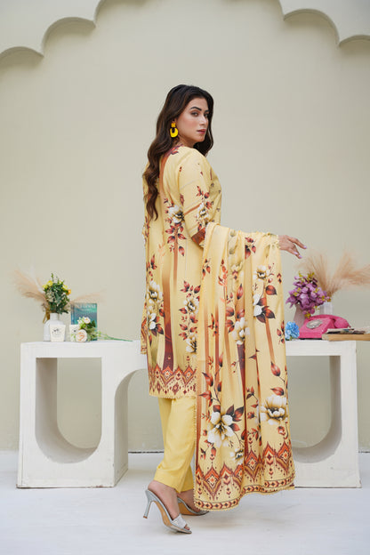 Cora By Anaya Noor Emb Karandi 3-PC