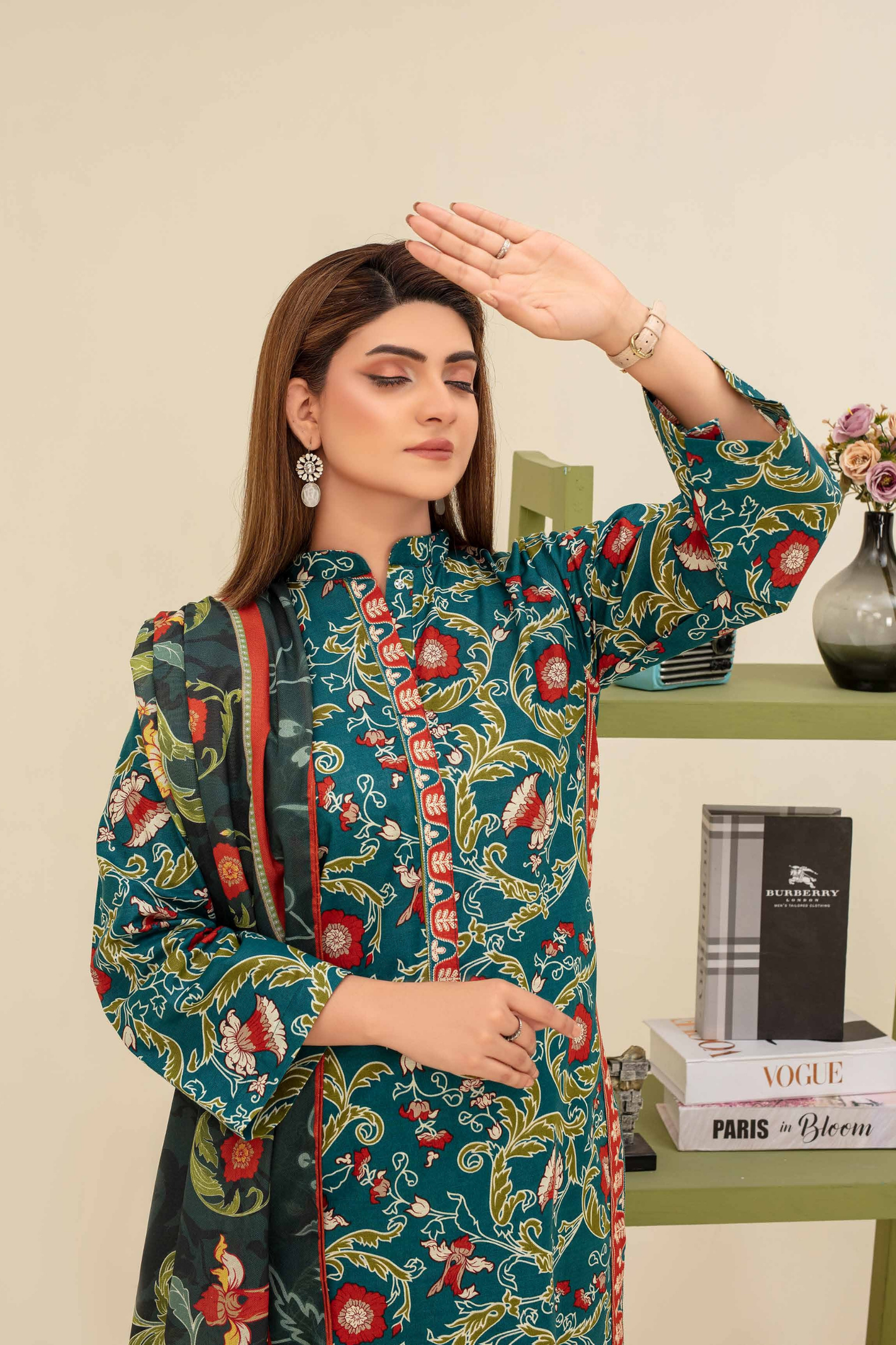 Mehar By Fiza Noor Printed Khaddar 3PC