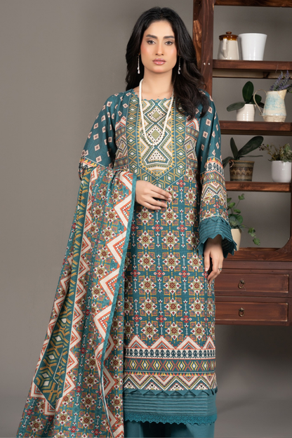 Abrish Exclusive Morroco Khaddar 3PC