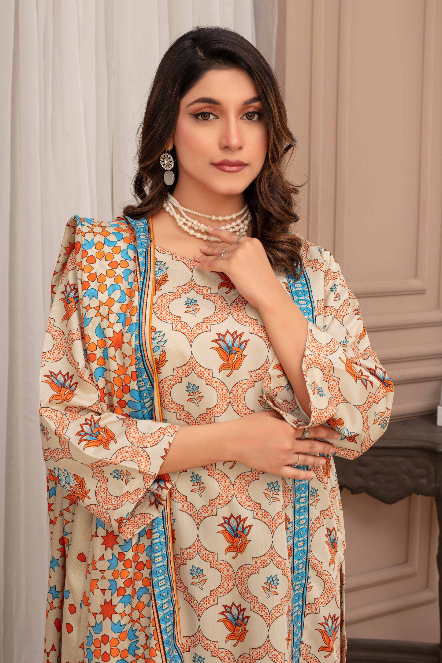 Nayel By Fiza Noor Print Viscose 3PC