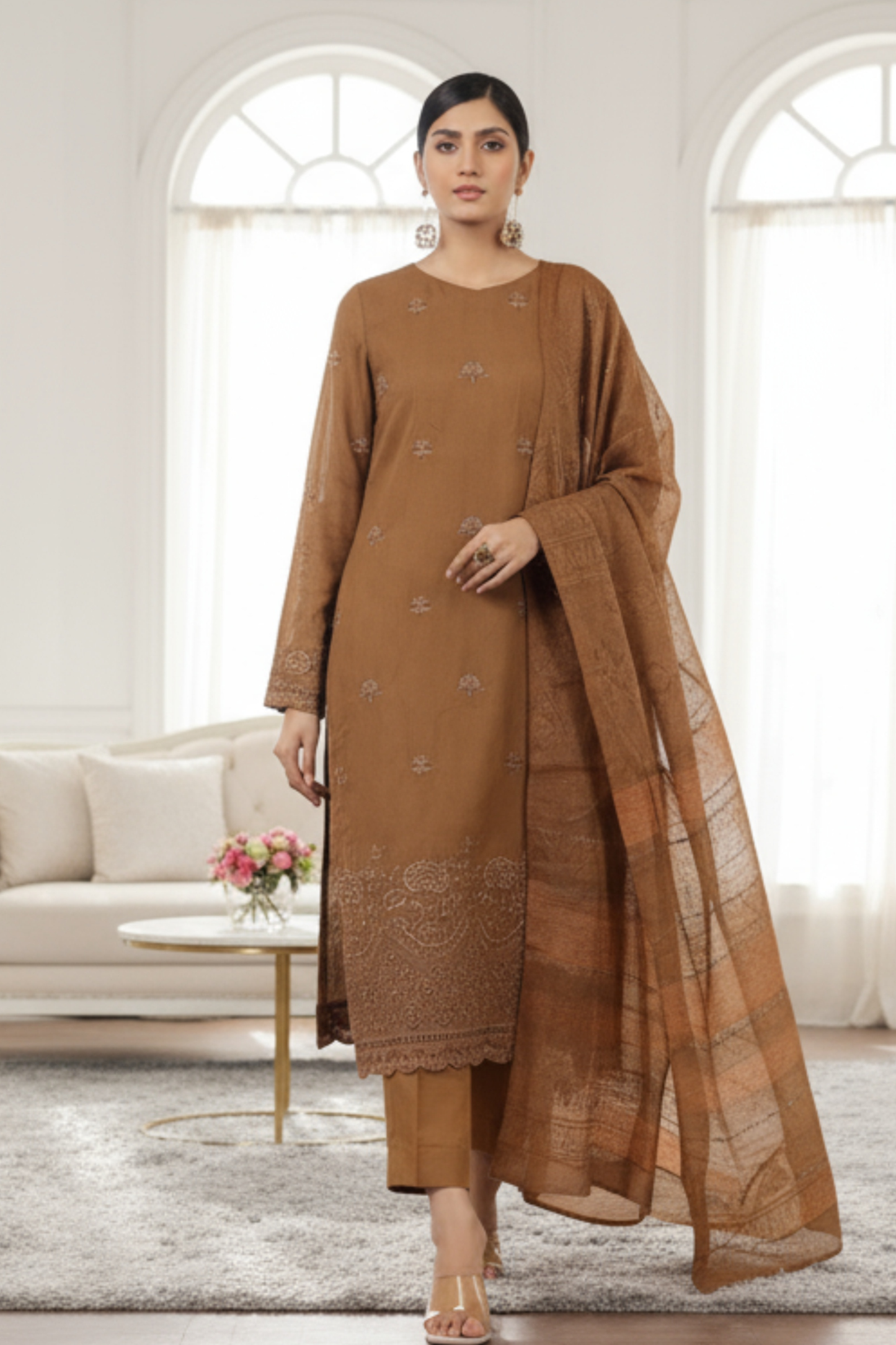 Signature By Dor Emb Winter Wool 3PC