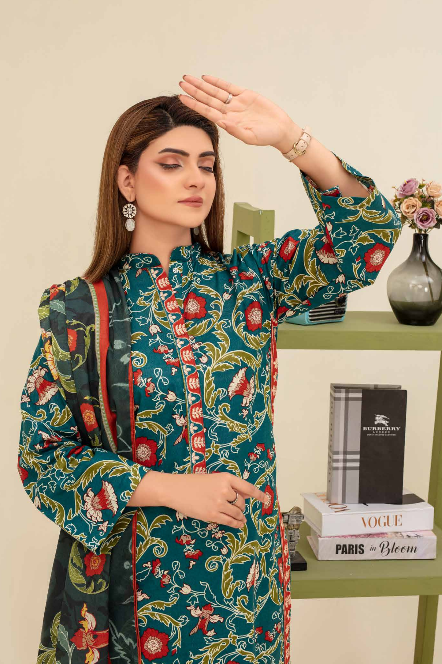 Mehar By Fiza Noor Printed Khaddar 3PC