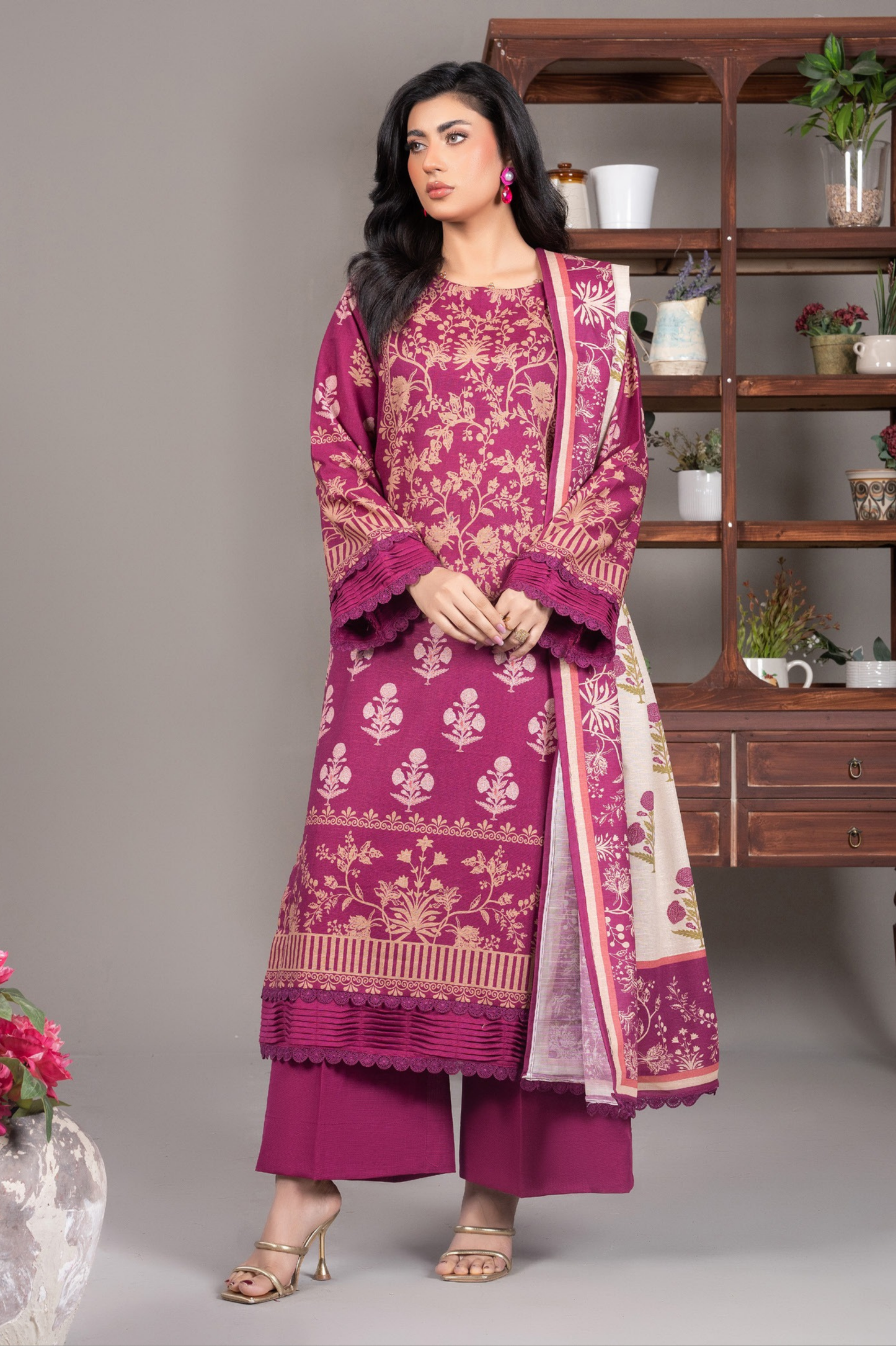Abrish Exclusive Morroco Khaddar 3PC