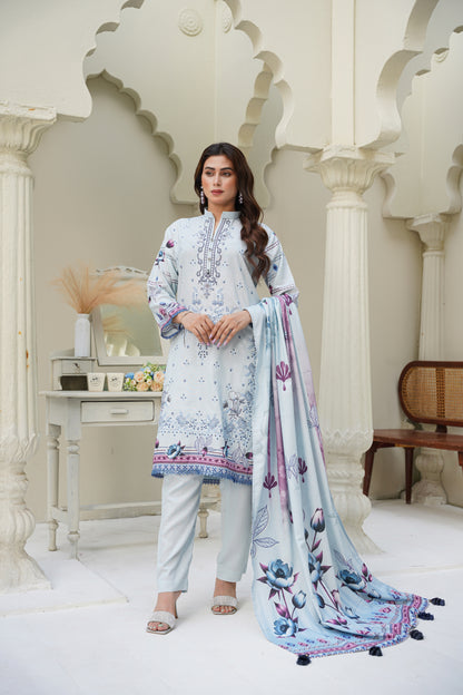 Cora By Anaya Noor Emb Karandi 3-PC