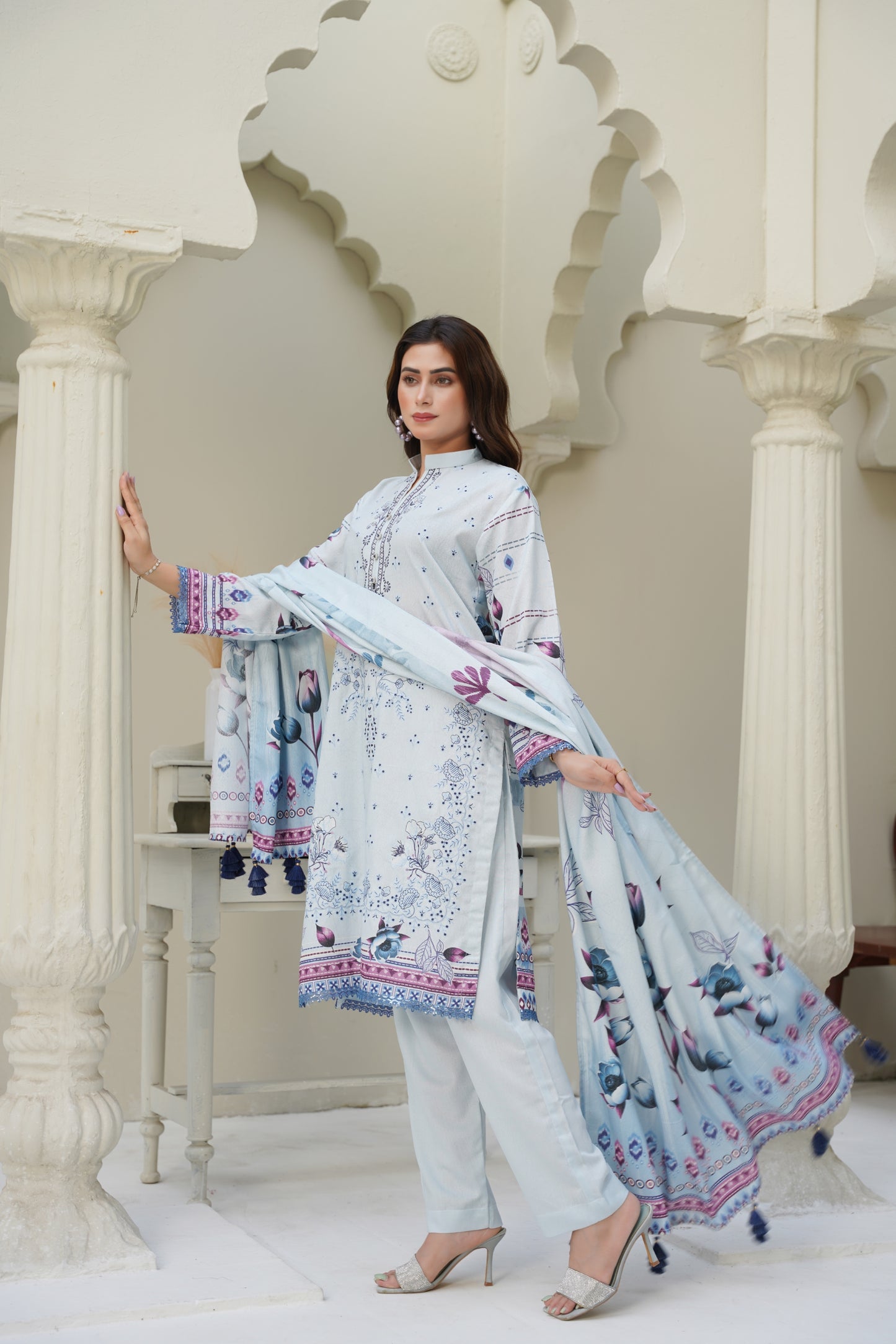 Cora By Anaya Noor Emb Karandi 3-PC