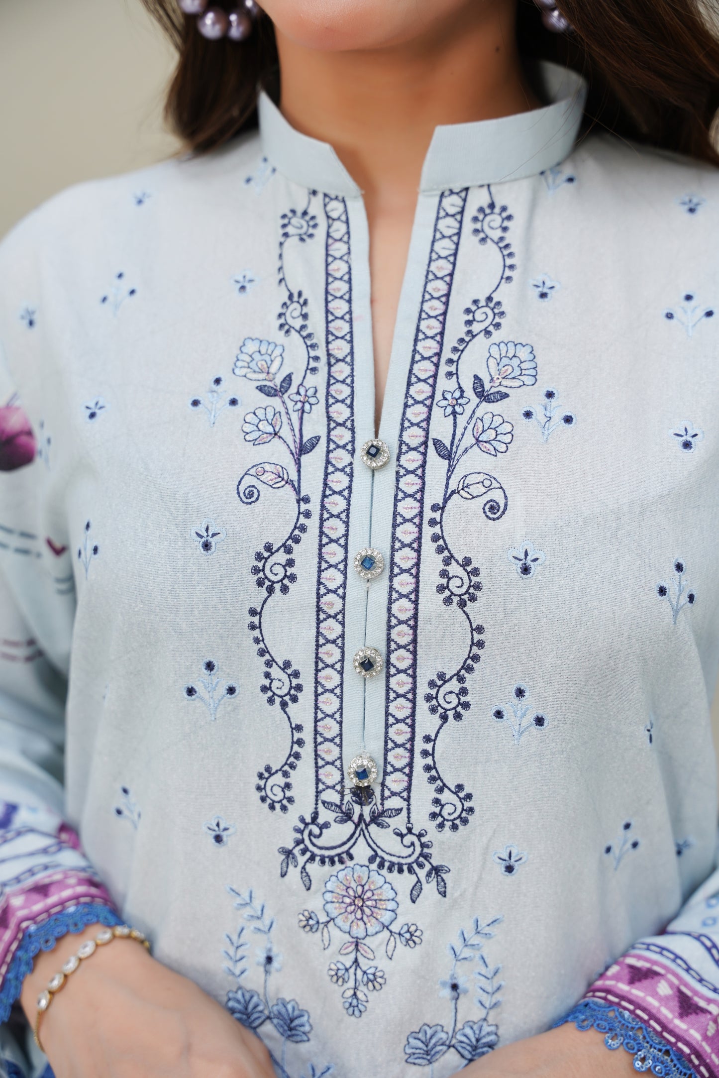Cora By Anaya Noor Emb Karandi 3-PC