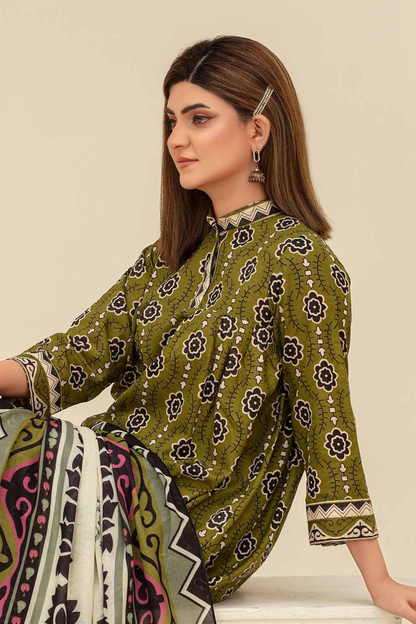 Mehar By Fiza Noor Printed Khaddar 3PC
