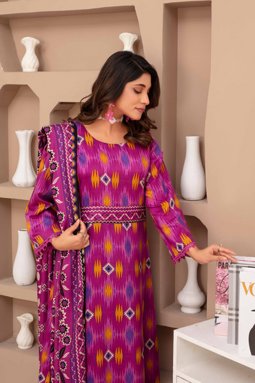 Nayel By Fiza Noor Print Viscose 3PC