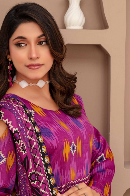 Nayel By Fiza Noor Print Viscose 3PC