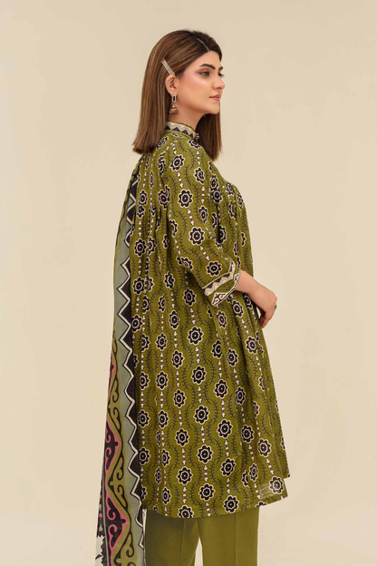 Mehar By Fiza Noor Printed Khaddar 3PC