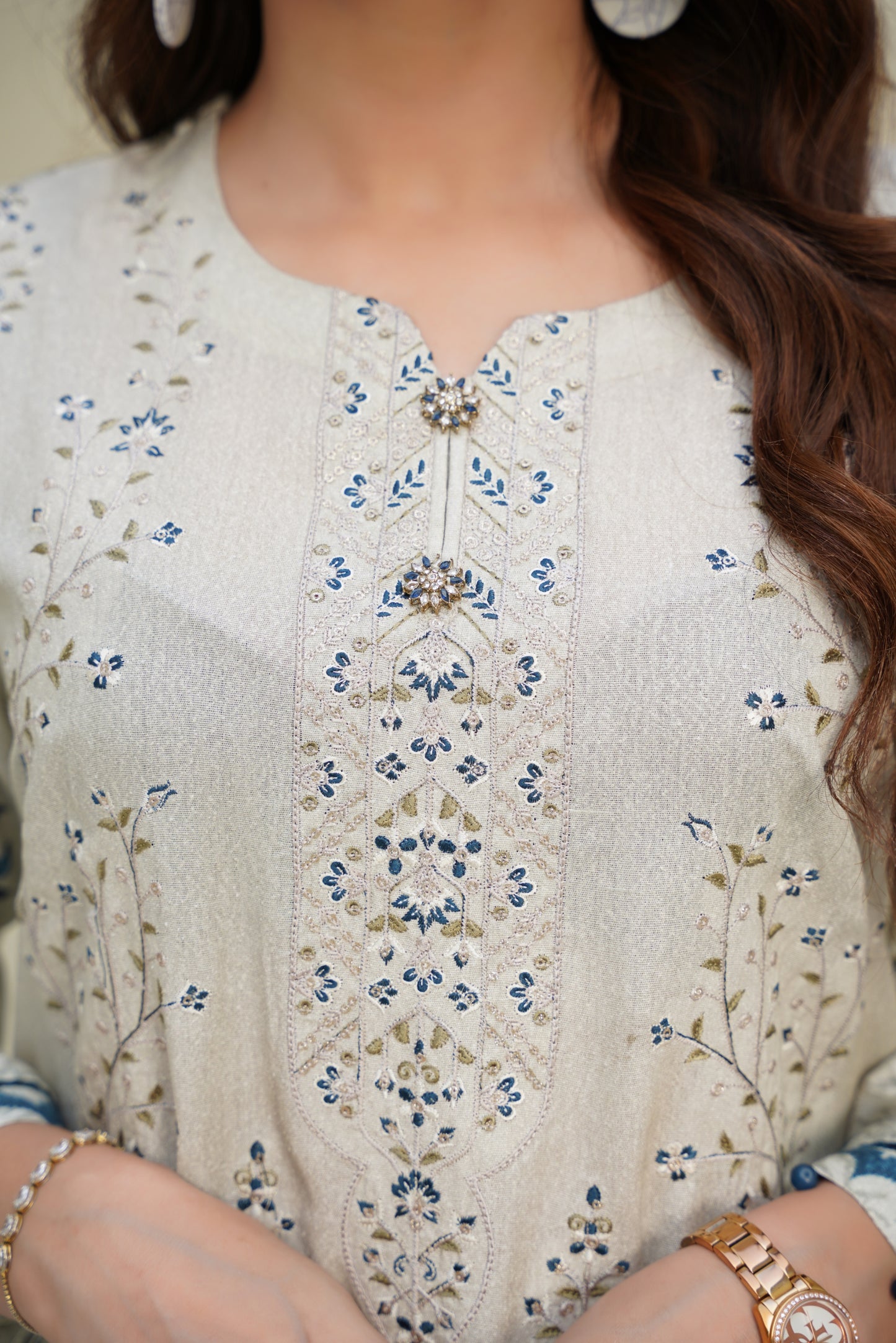Cora By Anaya Noor Emb Karandi 3-PC