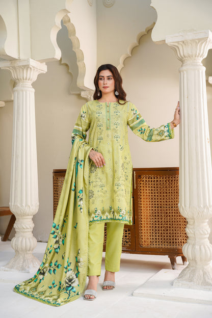Cora By Anaya Noor Emb Karandi 3-PC