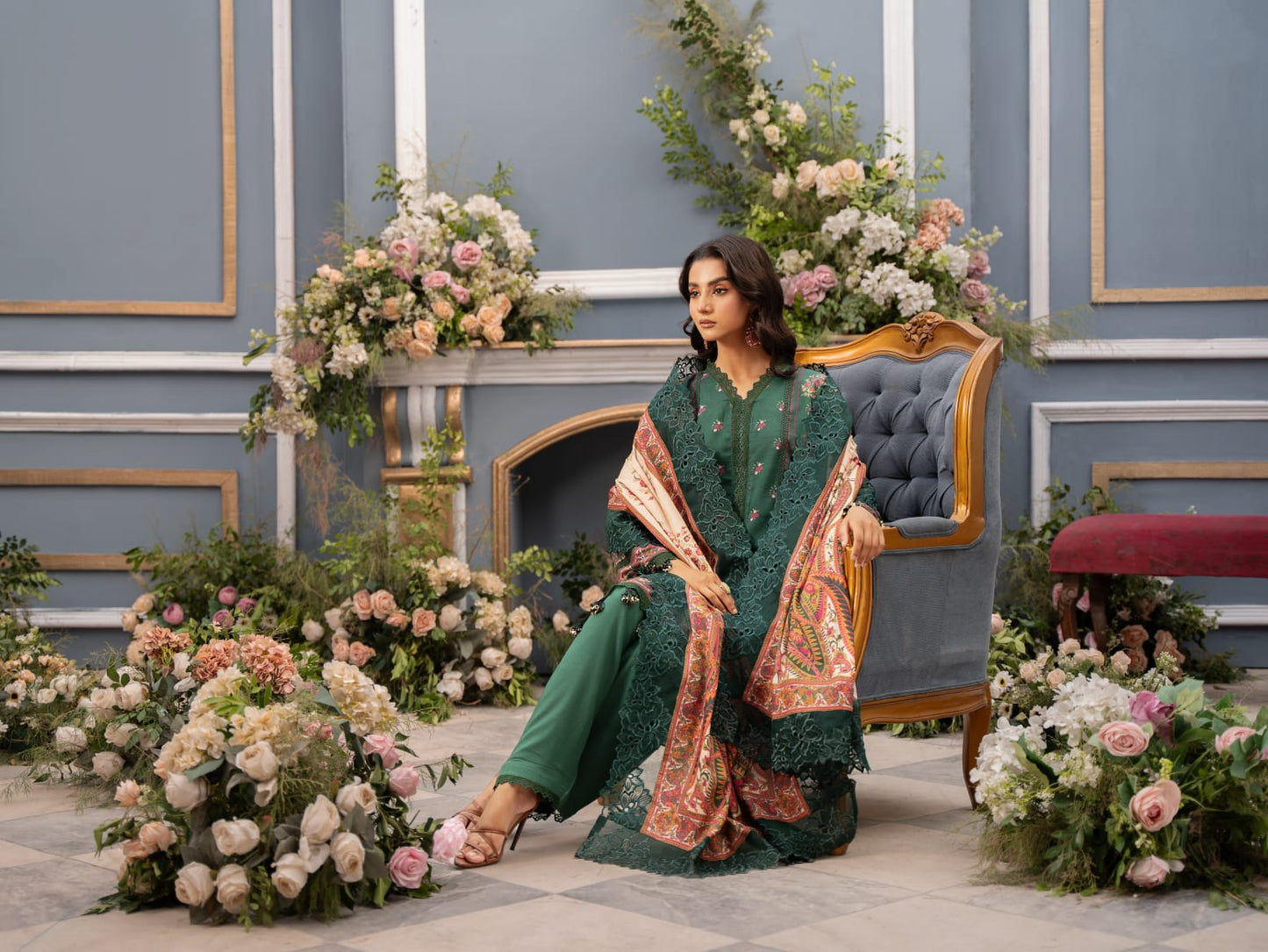 Mausummery Digital Printed Linen 3PC