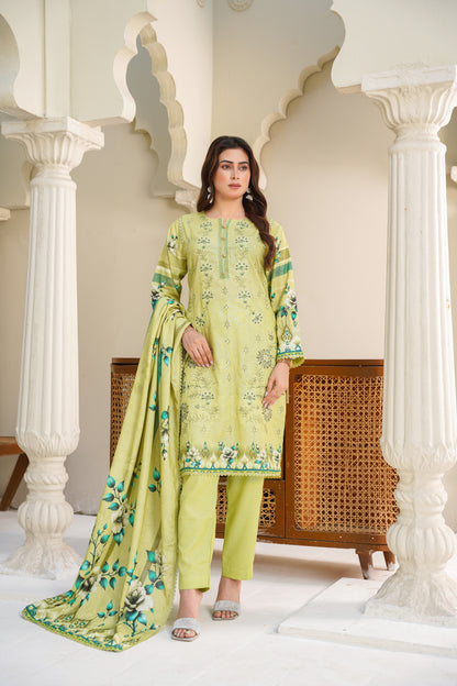 Cora By Anaya Noor Emb Karandi 3-PC