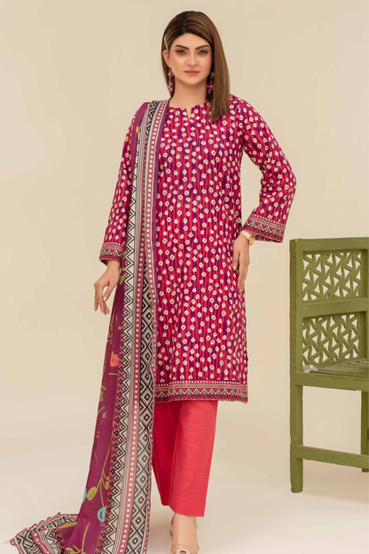 Mehar By Fiza Noor Printed Khaddar 3PC