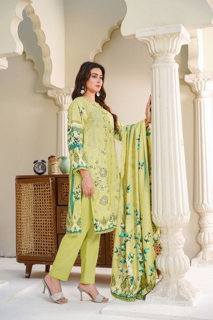 Cora By Anaya Noor Emb Karandi 3-PC