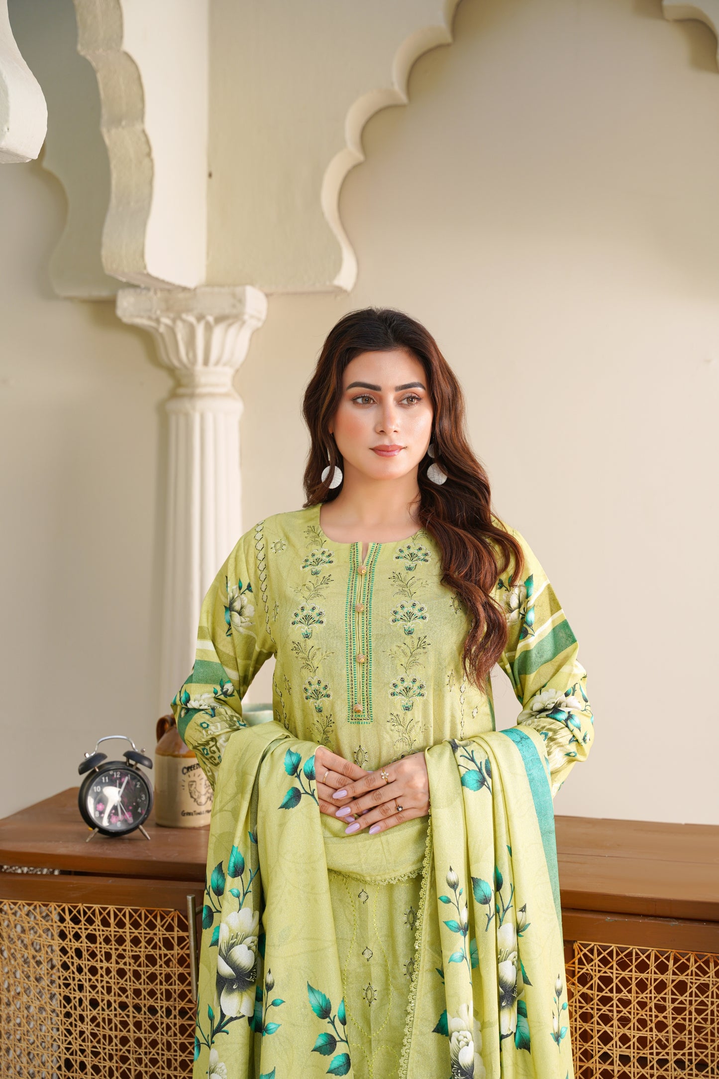 Cora By Anaya Noor Emb Karandi 3-PC