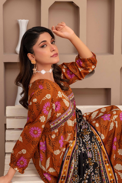 Nayel By Fiza Noor Print Viscose 3PC
