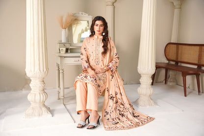 Cora By Anaya Noor Emb Karandi 3-PC