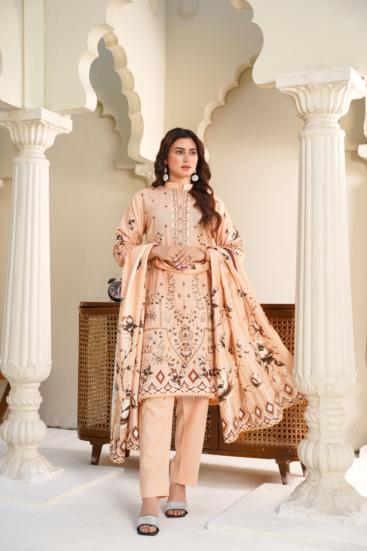Cora By Anaya Noor Emb Karandi 3-PC