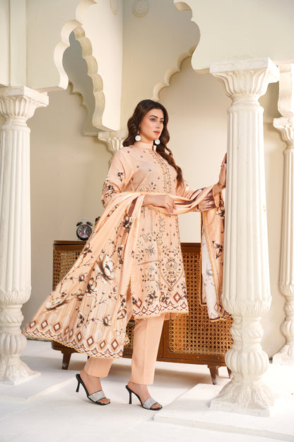 Cora By Anaya Noor Emb Karandi 3-PC